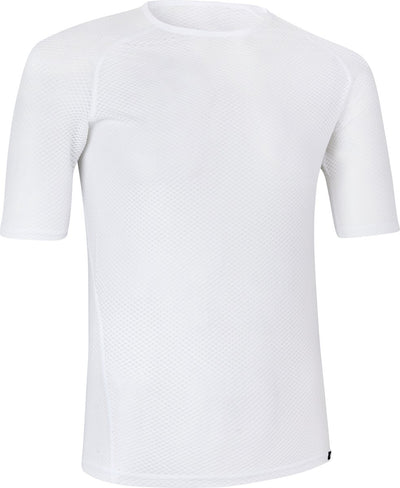 Gripgrab – ultraleichtes Mesh-Kurzarm-Basisschicht-Sommer-Fahrrad-Unterhemd, Polygiene-Sweatshirt – weiß – Herren – Größe S