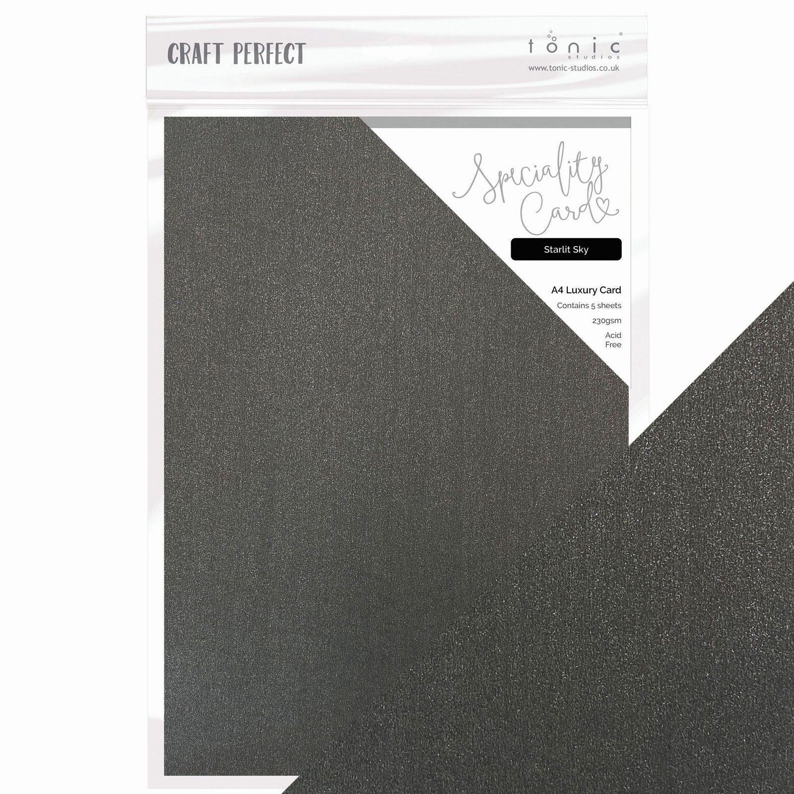Craft Perfect von Tonic Studios Craft Perfect • Weihnachtszauber-Spezialitätskarte, Sternenhimmel
