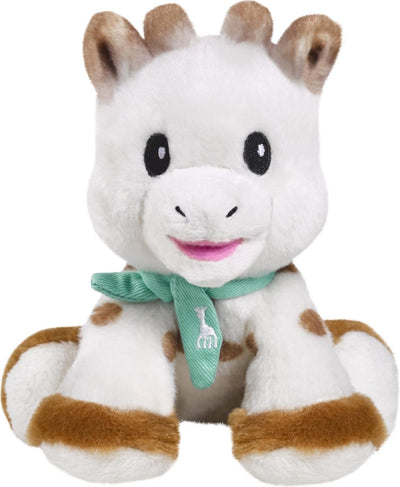 Sophie die Giraffe Mini-Kuscheltier – Stofftier – maschinenwaschbar – beschwerte Beine – ab 0 Monaten – 14 x 8 x 16,5 cm – Mikrovelours