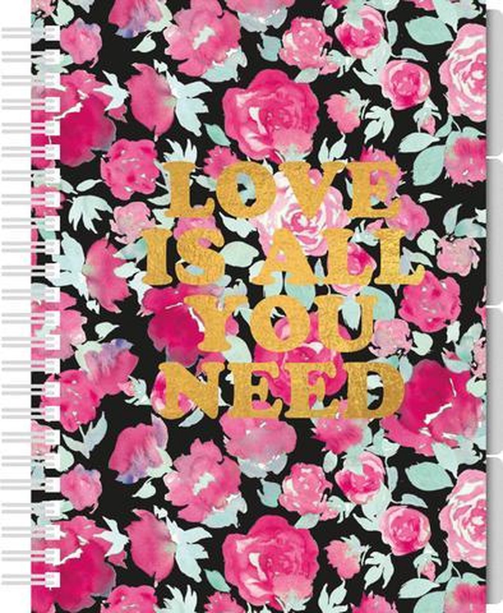 Kangaro-Schreibblock – 4-in-1-Block – Pink Mint Retro – A5 – Linie – K-21218