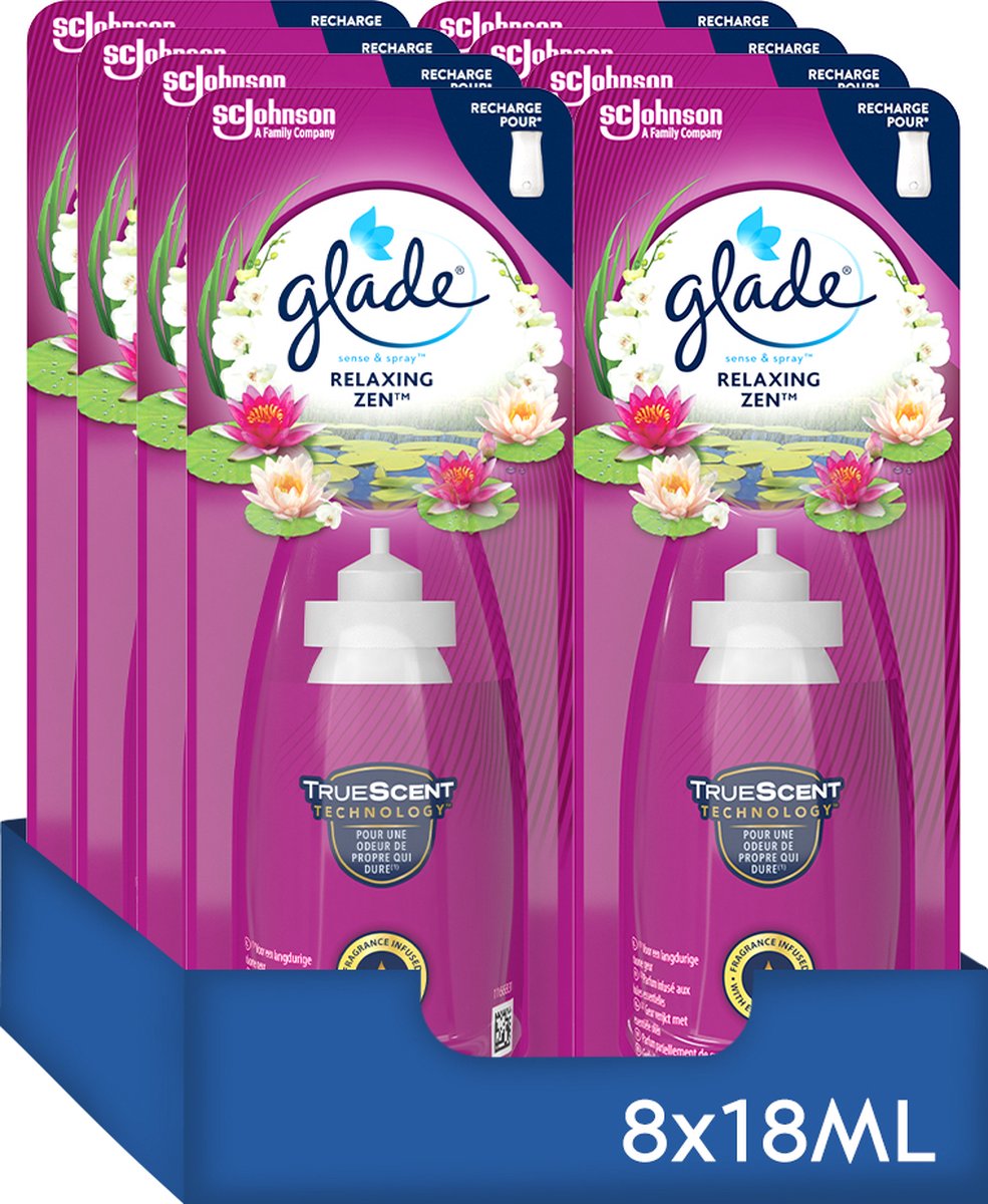 Glade Sense Spray, Nachfüllung, entspannender Zen