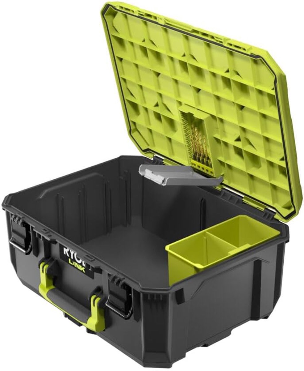 Ryobi Link Aufbewahrungsbox RSL102 Werkzeugbox M (Belastbarkeit bis 36 kg, wasserdicht nach IP65)