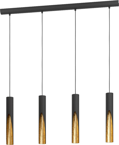 Eglo Barbotto Hängelampe – gu10 – 92,5 cm – Schwarzgold – Stahl
