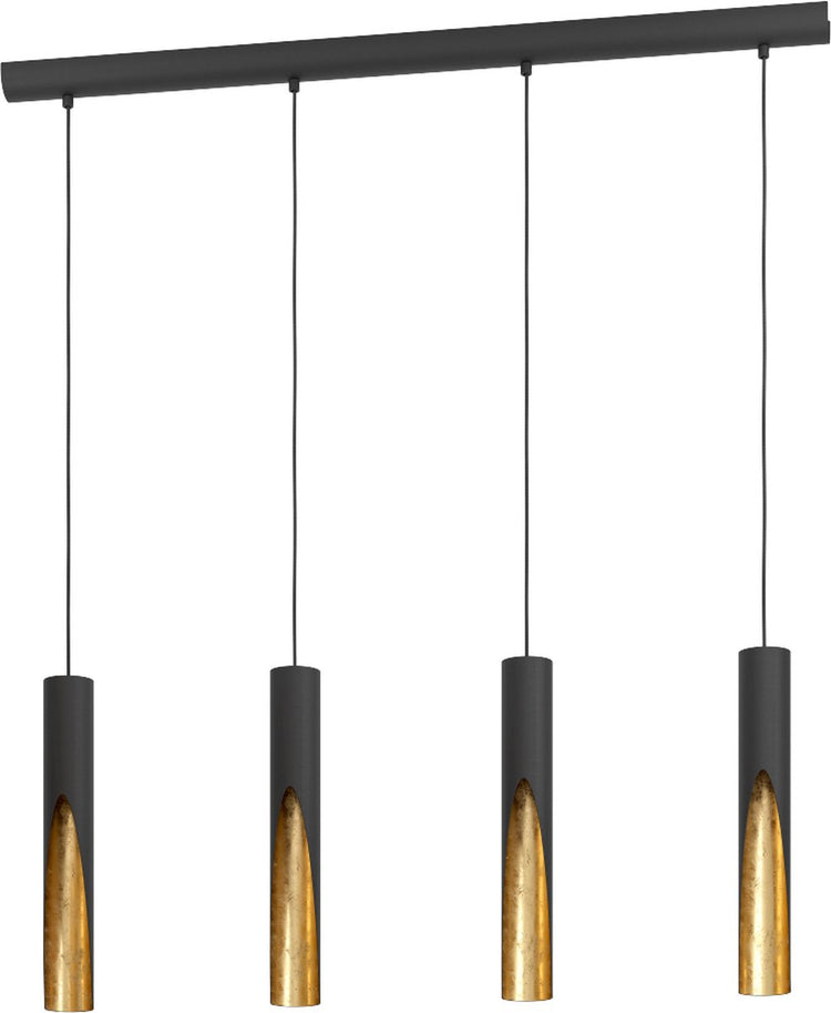Eglo Barbotto Hängelampe – gu10 – 92,5 cm – Schwarzgold – Stahl
