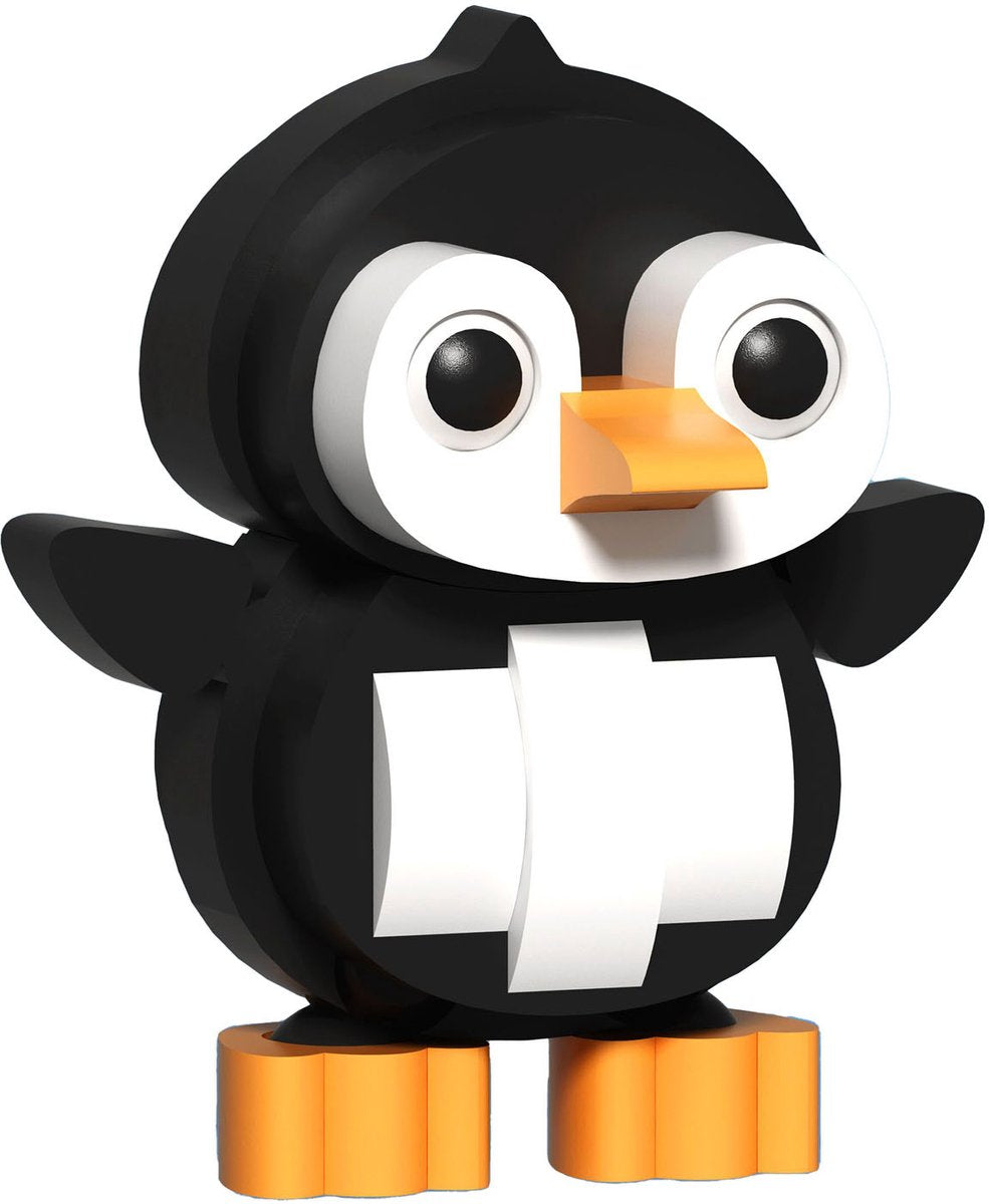 Schaumstoffbausatz 3D-Pinguin