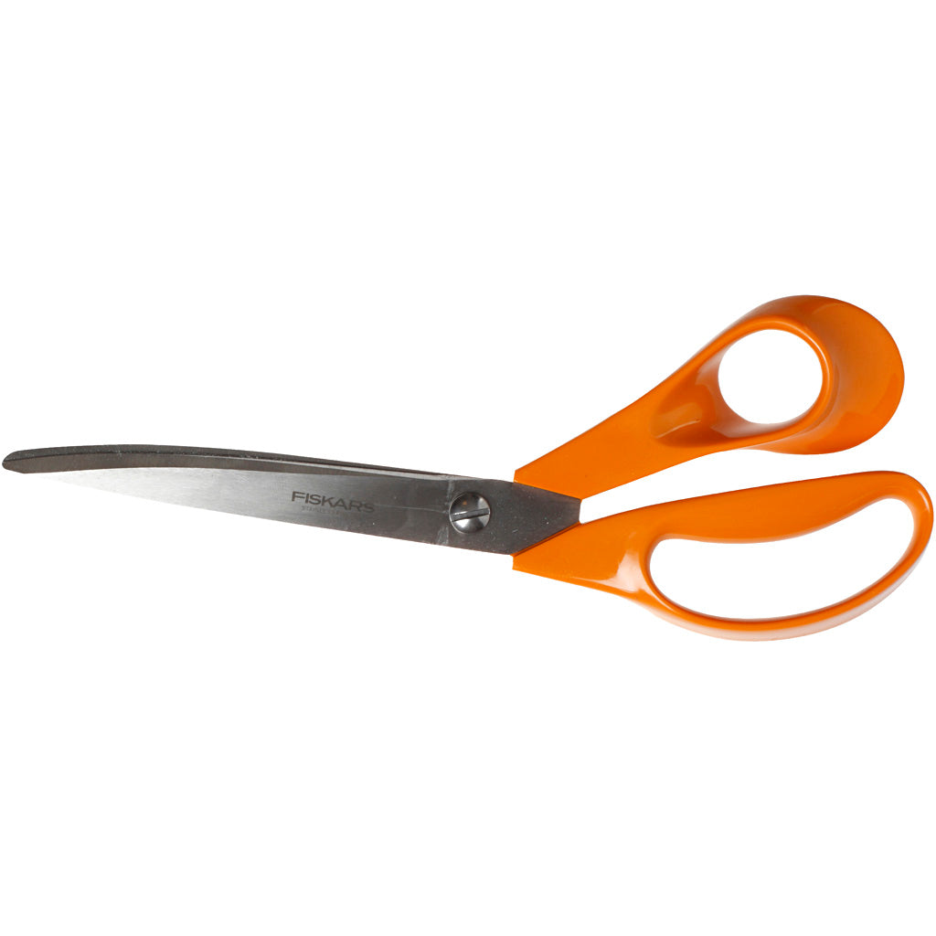 Fiskars klassische Stoffschere, L: 25 cm, Rechtshänder, 1 Stück