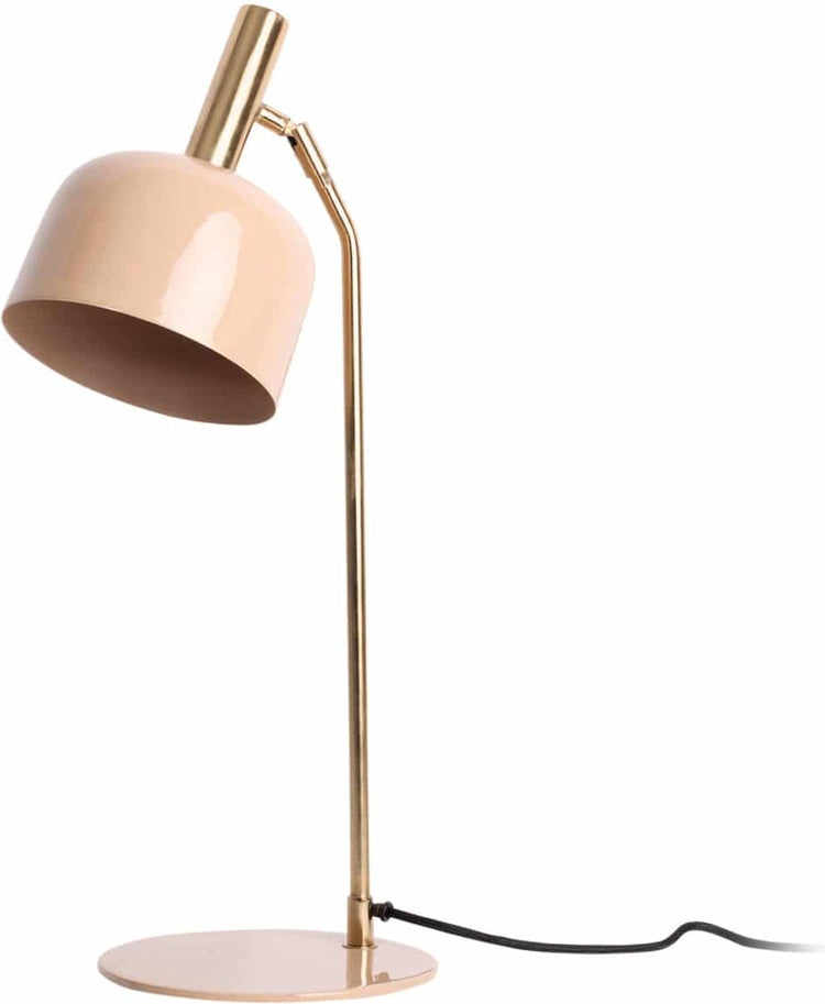 Leitmotiv Tischlampe smart - braun - 23x19,5x56cm - skandinavisch