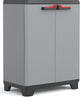 Keter Stilo niedriger Schrank – 1 Regal – 68 x 39 x 90 cm – dunkelgrau schwarz