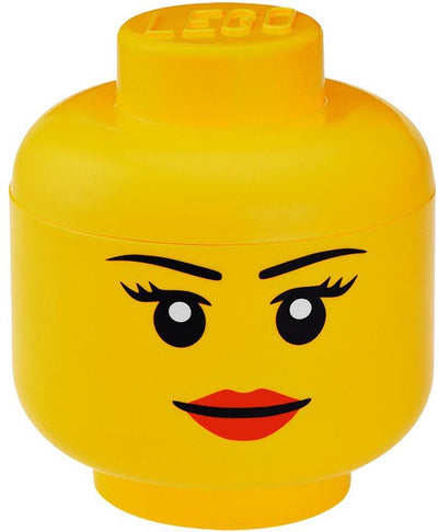 Zimmer Kopenhagen Lego Storage Head Girl, kleines Gelb