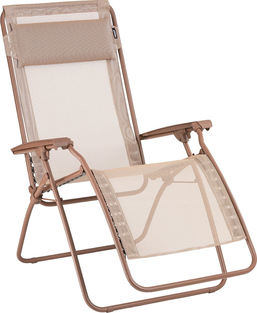 Lafuma R Clip – Relaxsessel – verstellbar – faltbar – Schwerelosigkeit – Farbblock – Canyon