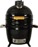 Inferno kompakter Kamado-Grill – Grillfläche 34 cm 13 Zoll – Schwarz