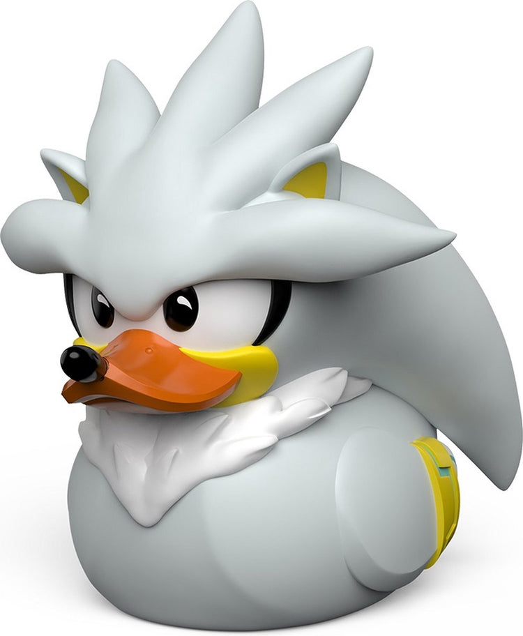 Tubbz numskull – Gummiente – Sonic the Hedgehog – Silver the Hedgehog (Erstausgabe) – 9 cm