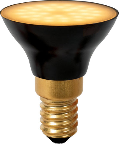 Lucide G45 – LED-Lampe – ø 4,3 cm – LED 3 Stufendimmung – E14 – 1 x 5 W, 2700 K – Schwarz