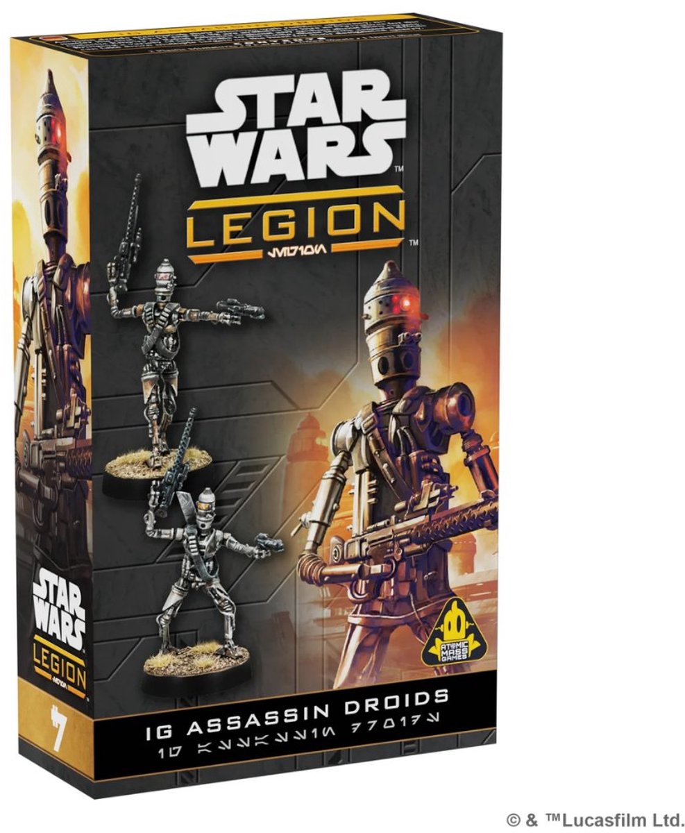 Atomic Mass Games Star Wars Legion Assassinen-Droiden der IG-Serie – unbemalt, muss zusammengebaut werden