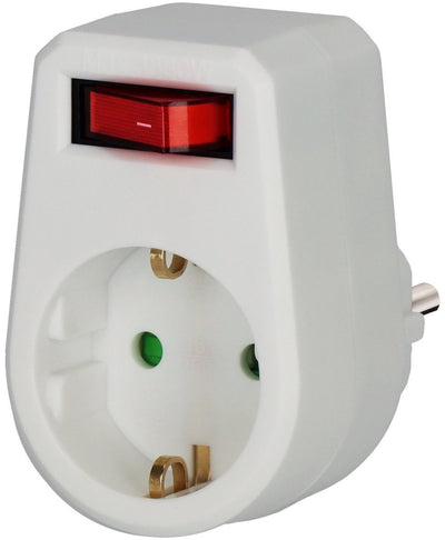 Brennerstuhl-Adapterstecker geerdet 1+ Schalter