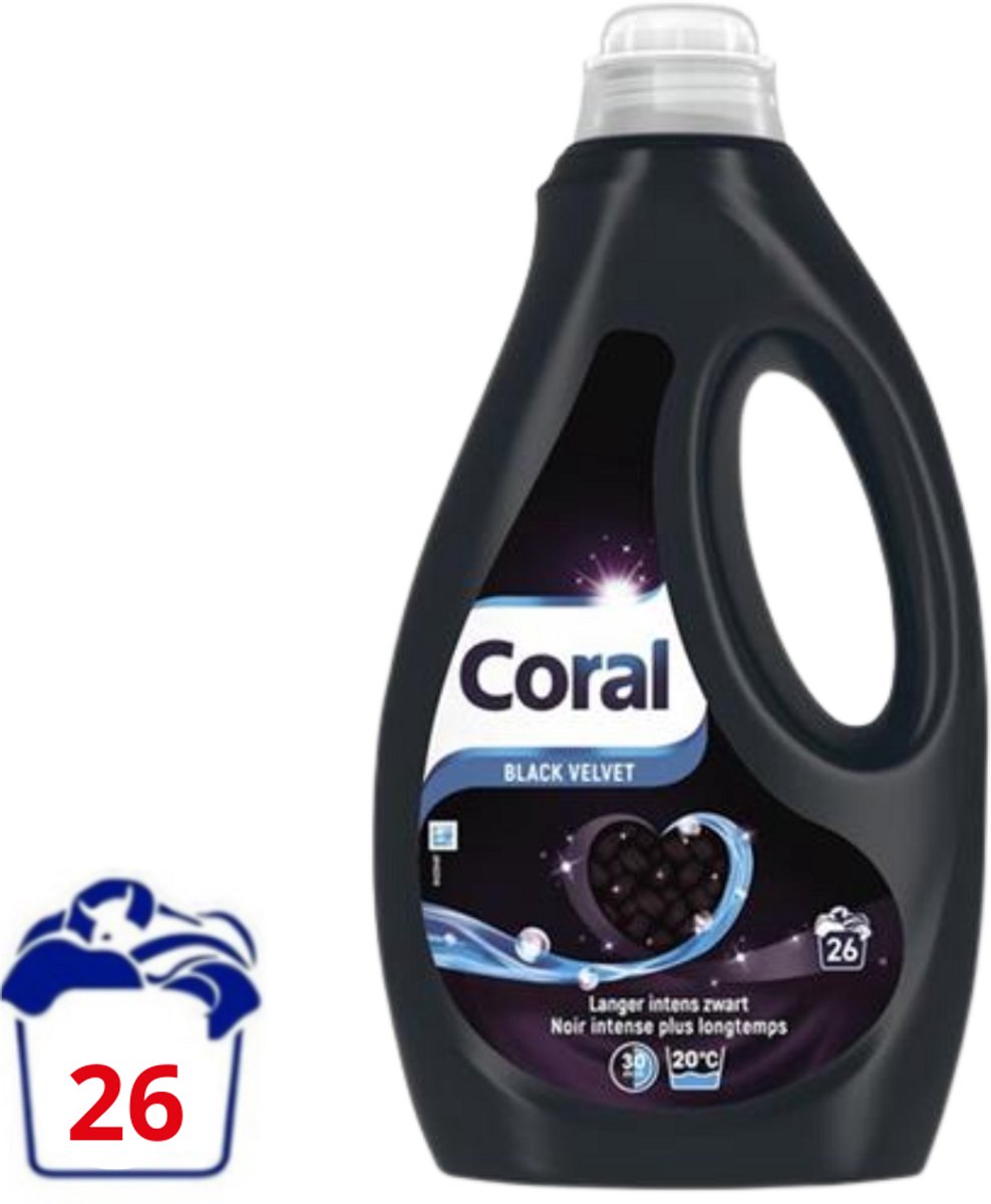 Coral Flüssigwaschmittel Black Velvet – 1,17 l (26 Waschgänge)