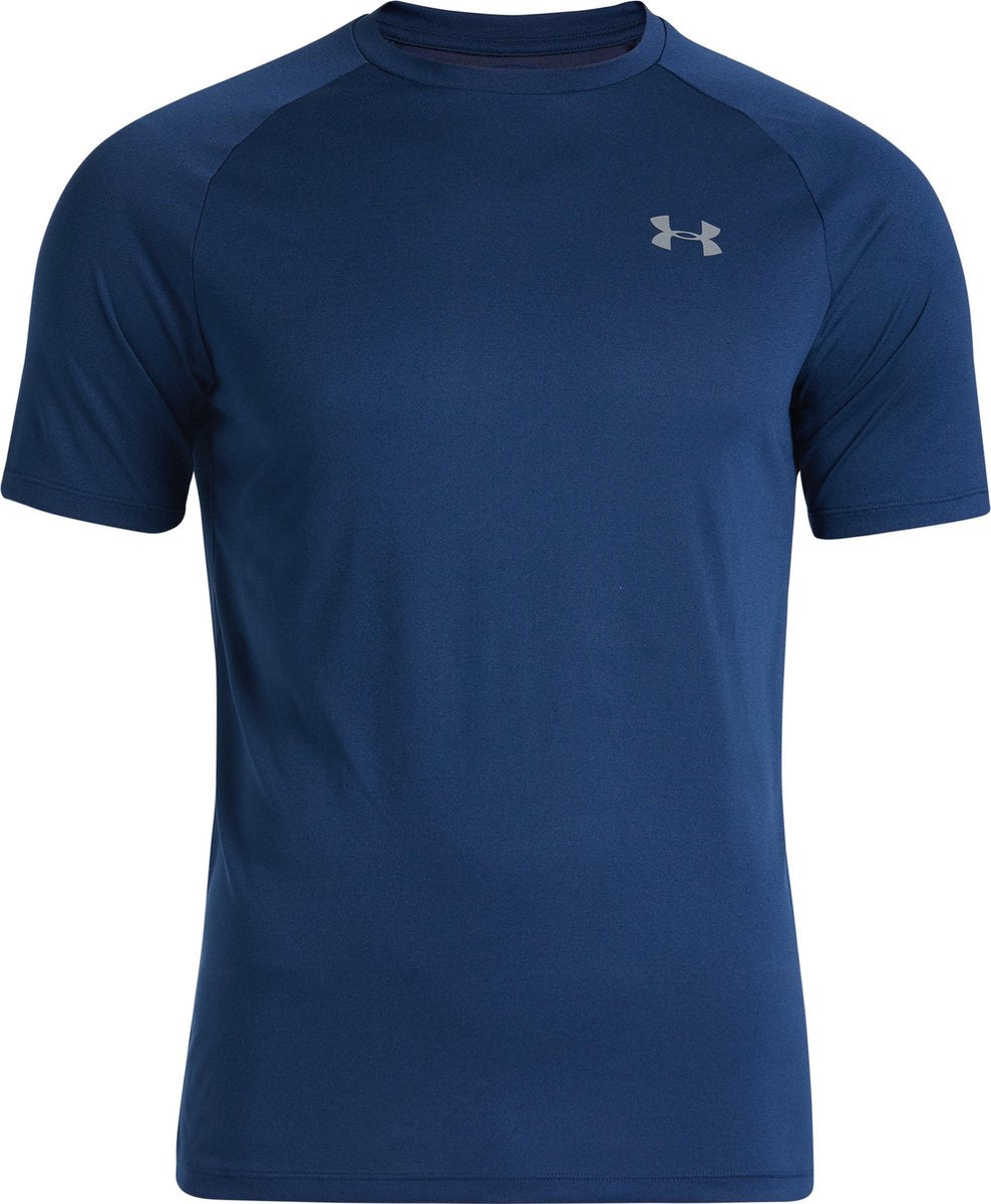 Under Armour UA Tech 2.0 SS Tee-Blu Herren-Sportshirt – Academy – Graphit