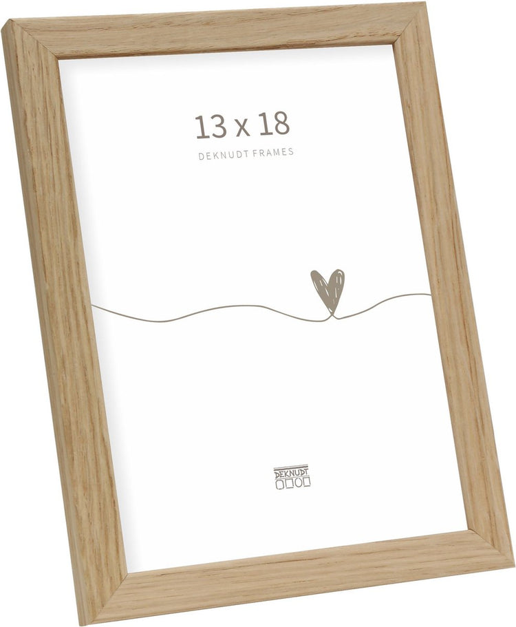 Deknudt Frames Fotorahmen S47CJ1 – Natureiche – für Foto 13 x 18 cm