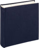 Walther me-510-u Stoff – Memo-Einsteckalbum – Größe 23 x 22 cm – 200 Fotos 10 x 15 cm – dunkelblau