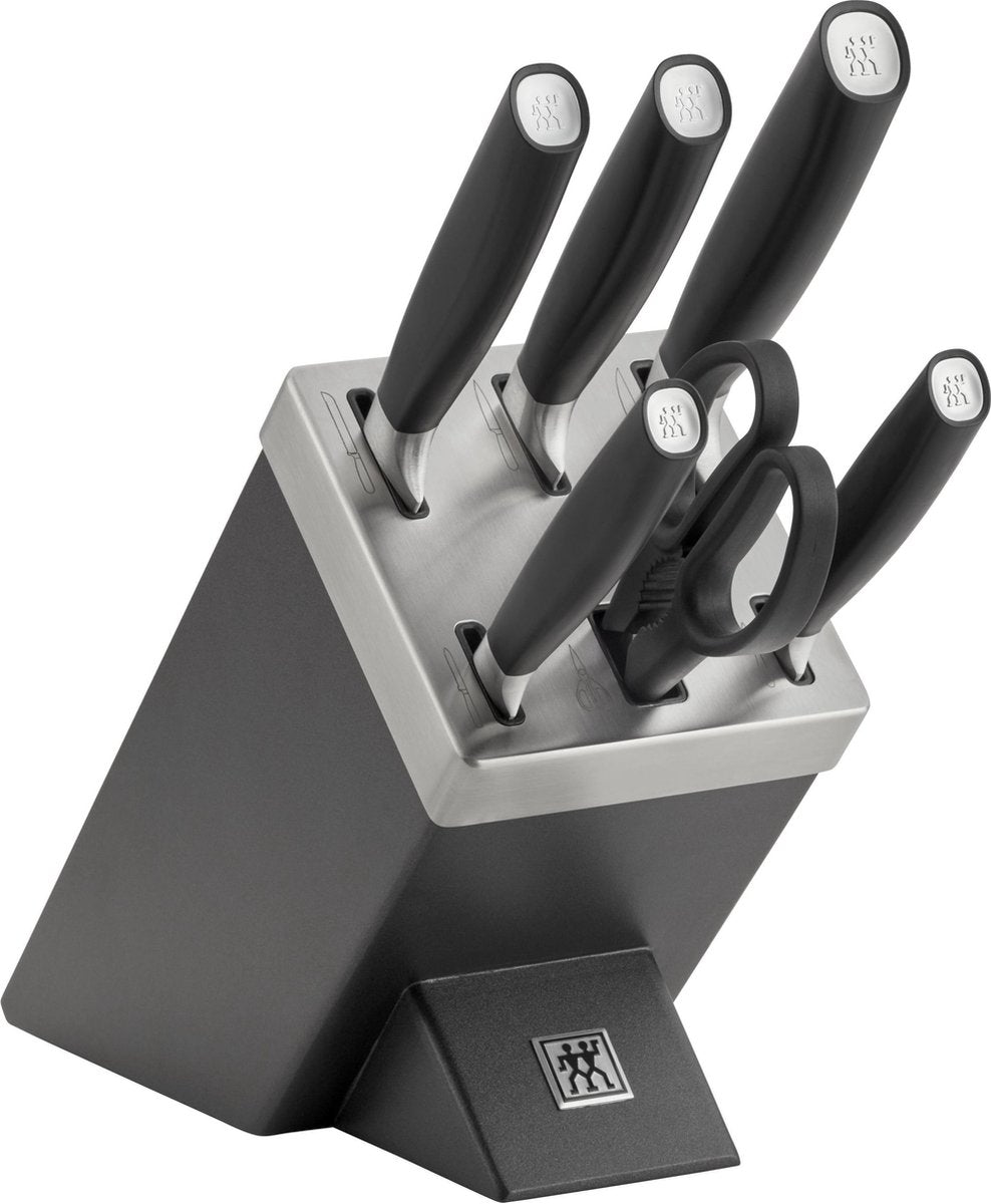 Zwilling All Star Messerblock 7-teilig – mit Schärffunktion