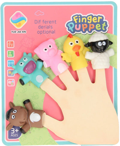 Fingerpuppen -Nutztiere, 5st.