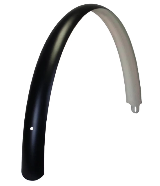 Kgs hinterer Kotflügel 28 Zoll 50 mm Aluminium Schwarz