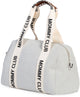 Childhome Mommy Club Kindergartentasche – Wickeltasche – Canvas – Ecru – 38 x 21 x 27 cm – 22 l