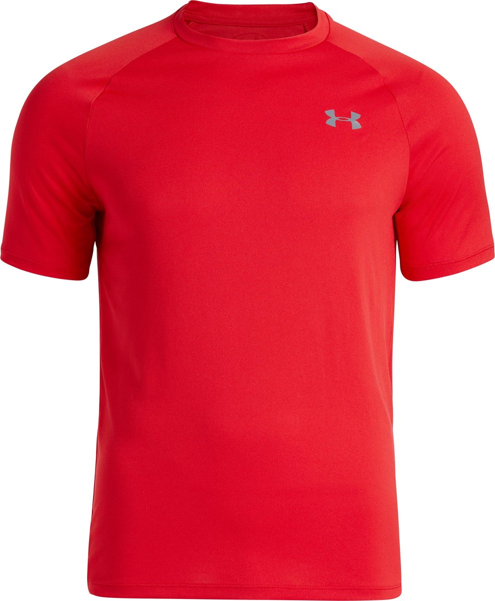 Under Armour ua Tech 2.0 Short Sleeve Tee Herren Sportshirt – Rot – Größe M