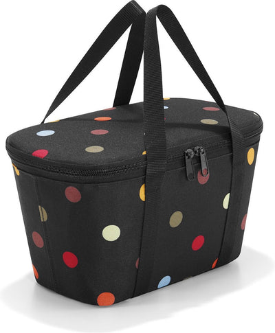 Reisenthel Kühltasche XS Kühltasche Lunchtasche – Größe XS – Polyester mit Aluminiumfutter – 4 l – Punkte schwarz; mehrfarbig