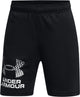Under Armour UA Tech Logo Shorts Jungen Sporthose - Schwarz
