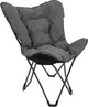 Bo-Camp – Urban Outdoor – Butterfly Chair – Grainger – M – Nika – Grau
