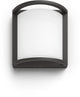 Philips LED Philips Samondra Wandleuchte – ultraeffizient – Anthrazit – 3,8 W
