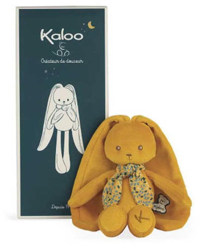 Kaloo Lapinoo – Kuscheltier-Kaninchen – ockergelbe Farbe – 25 cm.