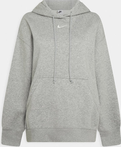 Nike W NSW Phnx Flc OS Po Hoodie Damen-Sportpullover – Grau – Größe XS