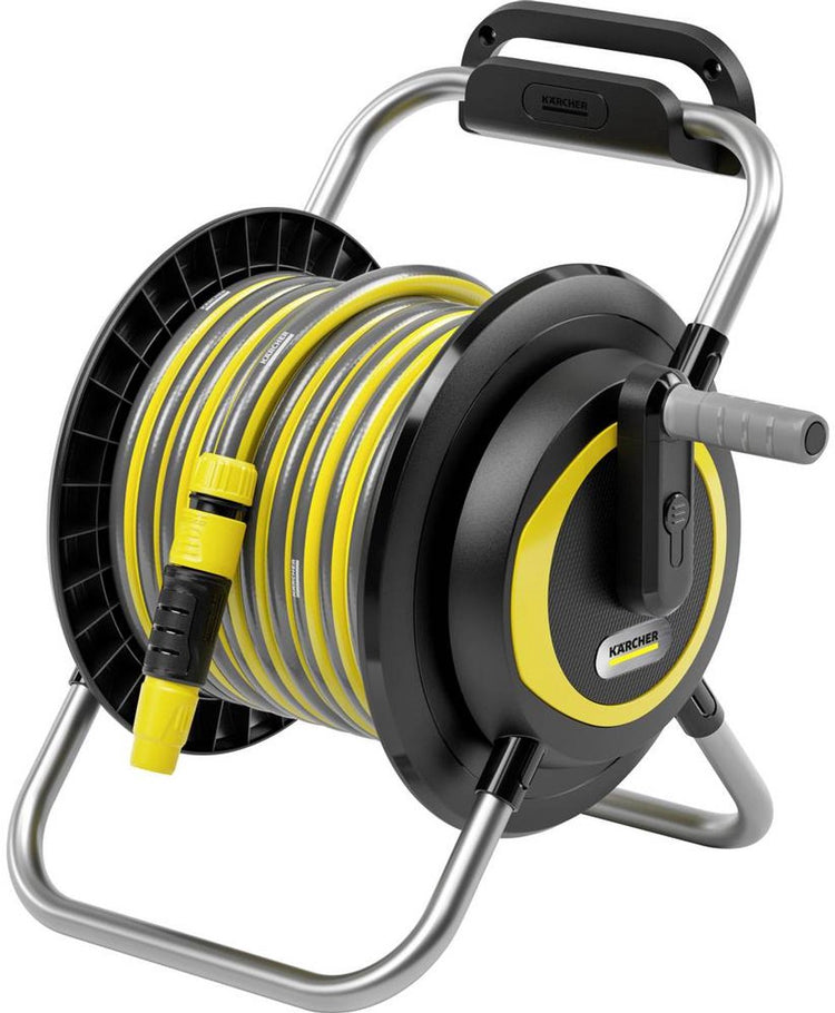 Kärcher hr 3.20 Schlauchaufroller-Set - inkl. 20 m Primoflex-Gartenschlauch – Schlauchkapazität (m) 40 (1 2 ) 30 (5 8 ) 25 (3 4 ) – kompakt – inkl. Primoflex-Gartenschlauch