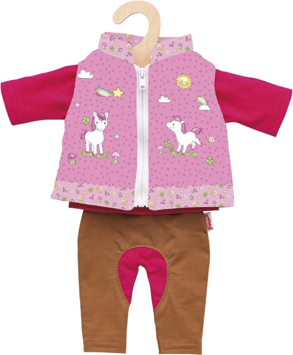 Puppen -Outfit -Reiten - Einhorn, 28-35 cm