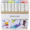 Creativ Company Zeichenstift, Strichstärke 1+8 mm, Standardfarben, 48 Stück 1 Box