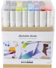 Creativ Company Zeichenstift, Strichstärke 1+8 mm, Standardfarben, 48 Stück 1 Box