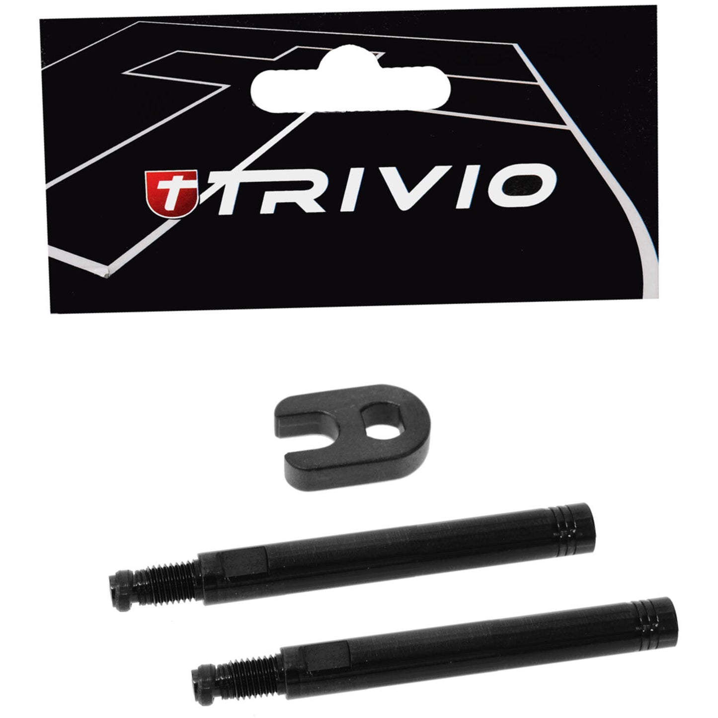 Trivio - Ventilverlängerungsset schwarz 50mm inklusive Werkzeug