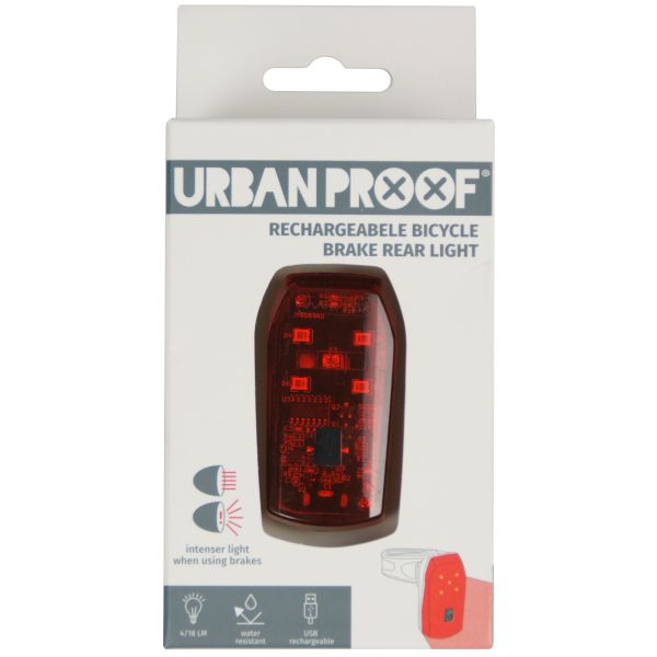 UrbanProof Rücklicht Bremslicht wiederaufladbar