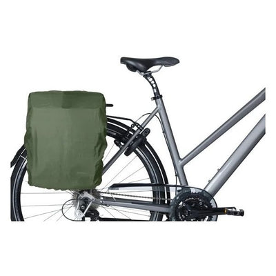 Basilikumfahrrad -Umhängetasche MIK Haken braun mit Helm Bak | 15l
