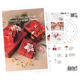 Creativ Firmenpostkarte, Geschenke in roter Verpackung mit Kreppblume, A5, Blatt 14,8x21 cm, 1 Stück - afbeelding 1