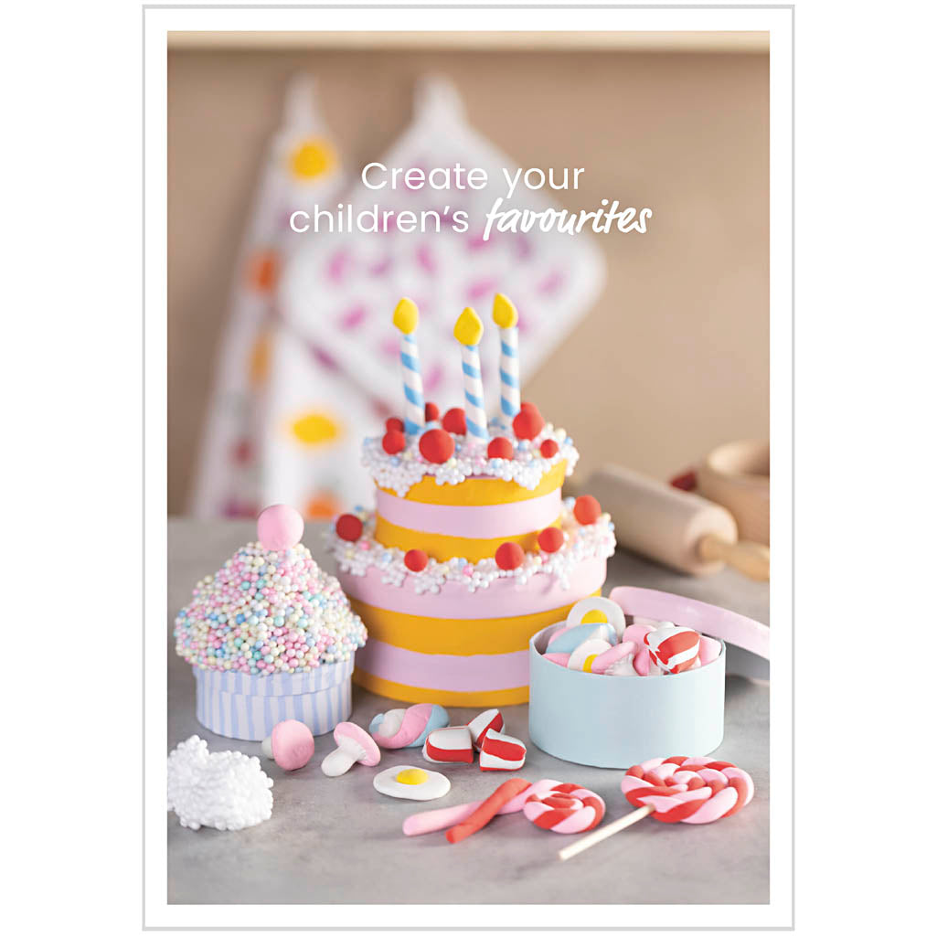Creativ Firmenpostkarte, Modellbau, Kuchen und Süßigkeiten, A5, Blatt 14,8x21 cm, 1 Stück