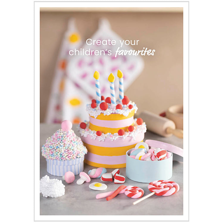 Creativ Firmenpostkarte, Modellbau, Kuchen und Süßigkeiten, A5, Blatt 14,8x21 cm, 1 Stück