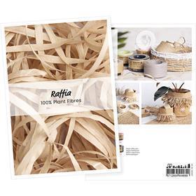 Creativ Company Inspirationskarte, Papierbastgarn, A5, Blatt 14,8x21 cm, 1 Stück