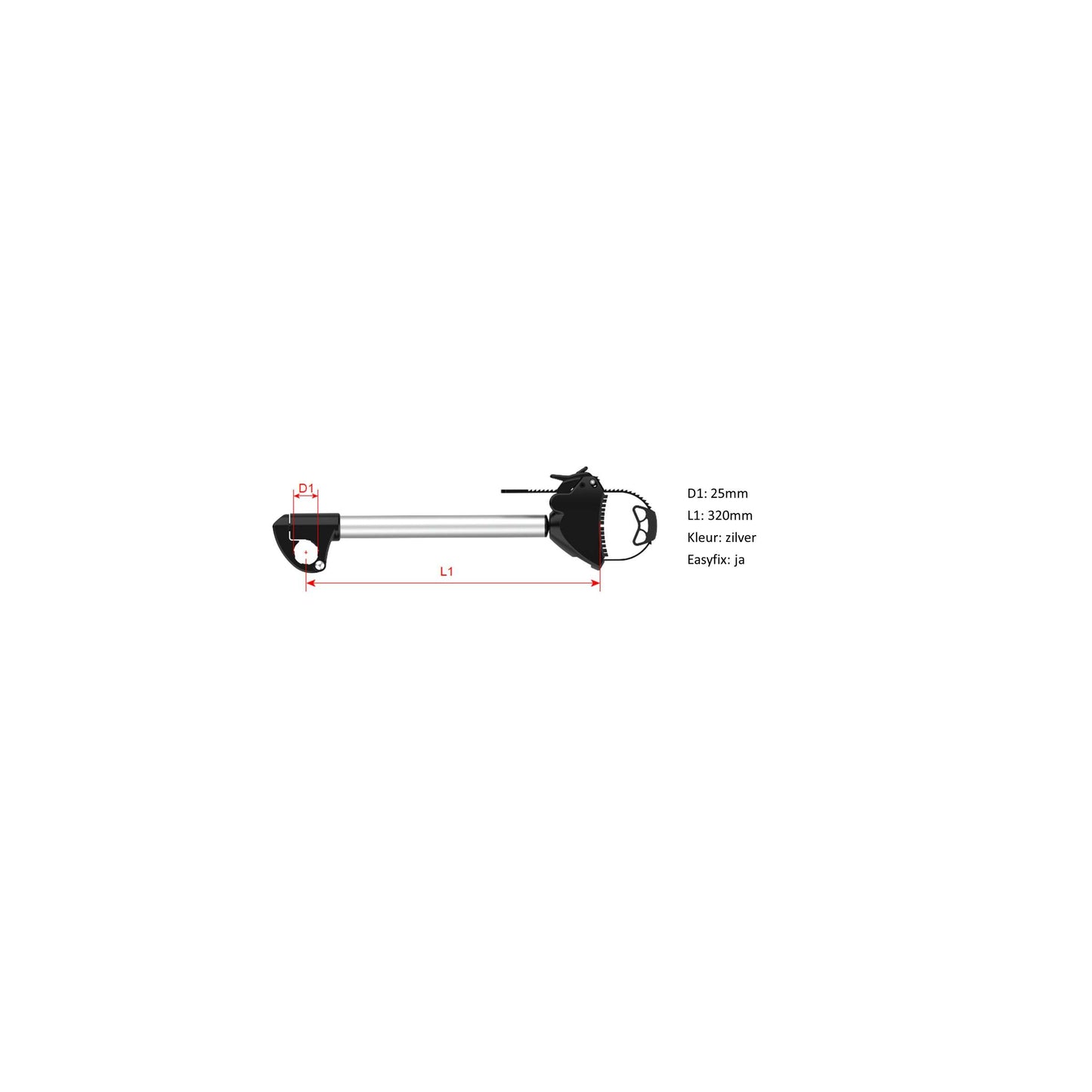 Pro-Benutzer-Rahmenhalter 25 mm langer Diamant