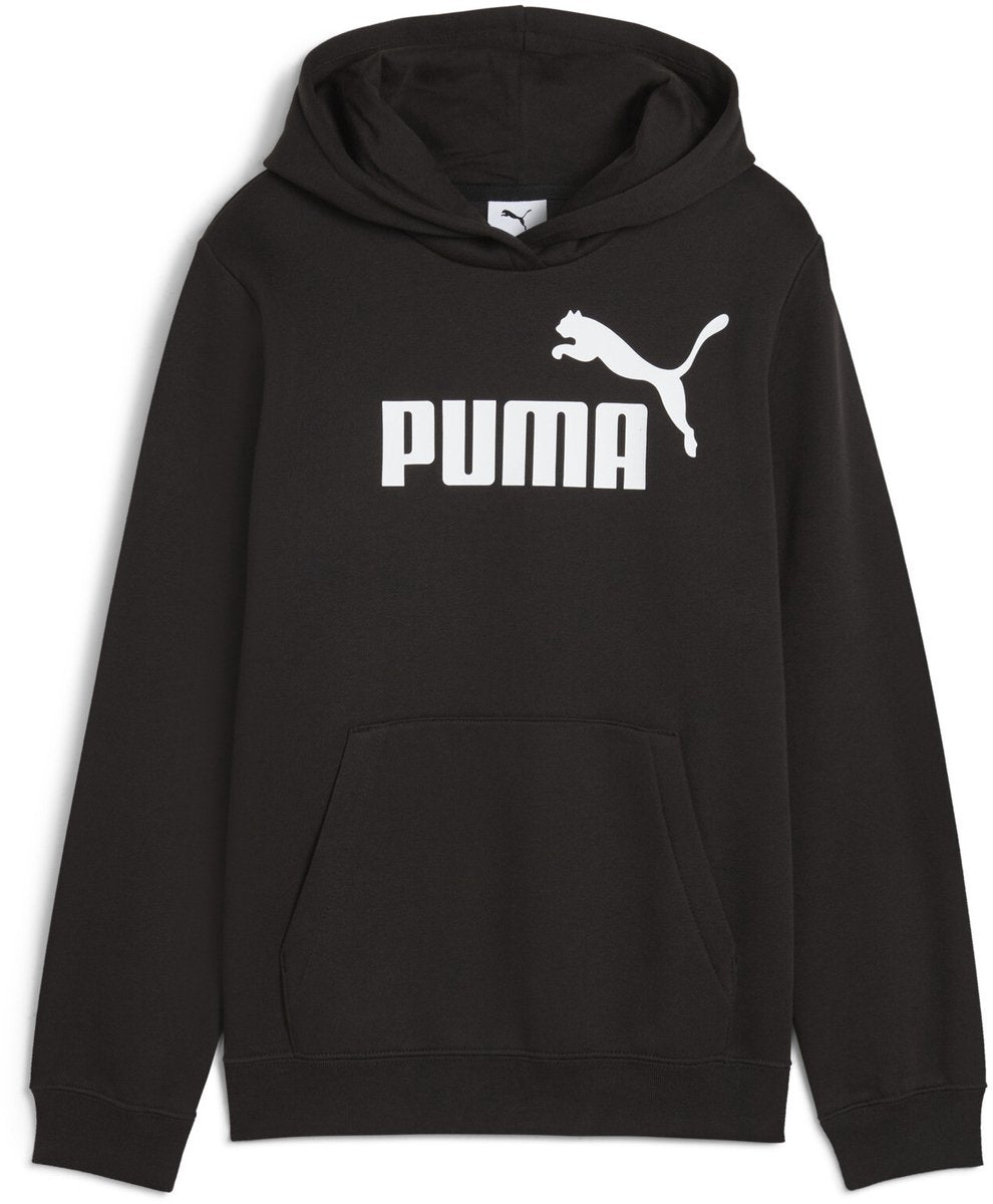 Puma ess Nr. 1 Logo Hoodie FL G Mädchenpullover – Schwarz