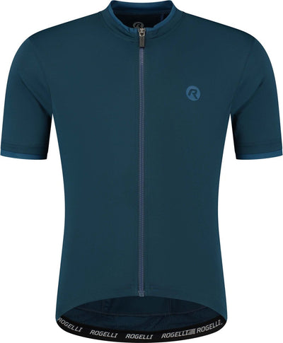 Rogelli Essential Radsportshirt – Kurzarm – Herren – Blau – Größe S