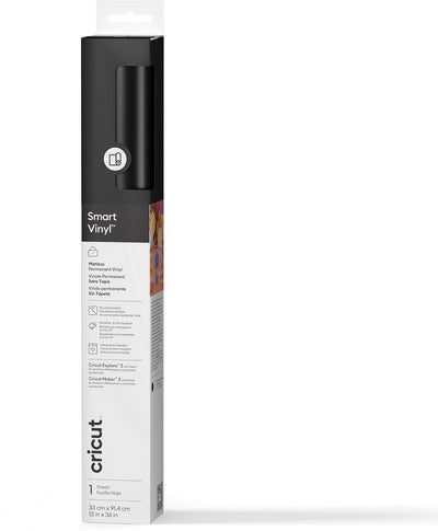 Cricut Smart Vinyl permanent 33x91cm – schwarz (1 Blatt)