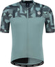 Rogelli Essential Grafik-Radsportshirt – kurze Ärmel – Herren – Grau – Größe S